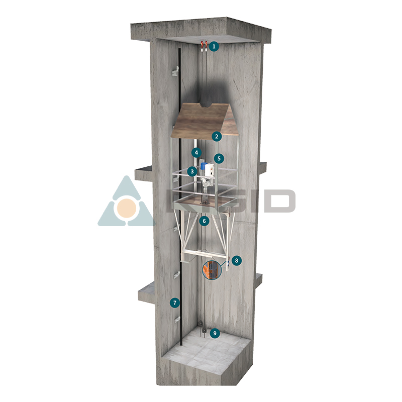 FC 400 xe giả để lắp đặt thang máy